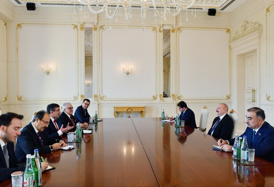 President Ilham Aliyev receives Türkiye