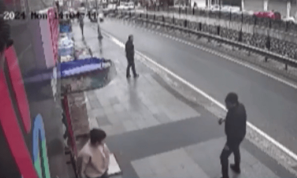 Knifeman at large in Istanbul as chilling vid shows attacker prowl streets & stabs people at random... - The Sun