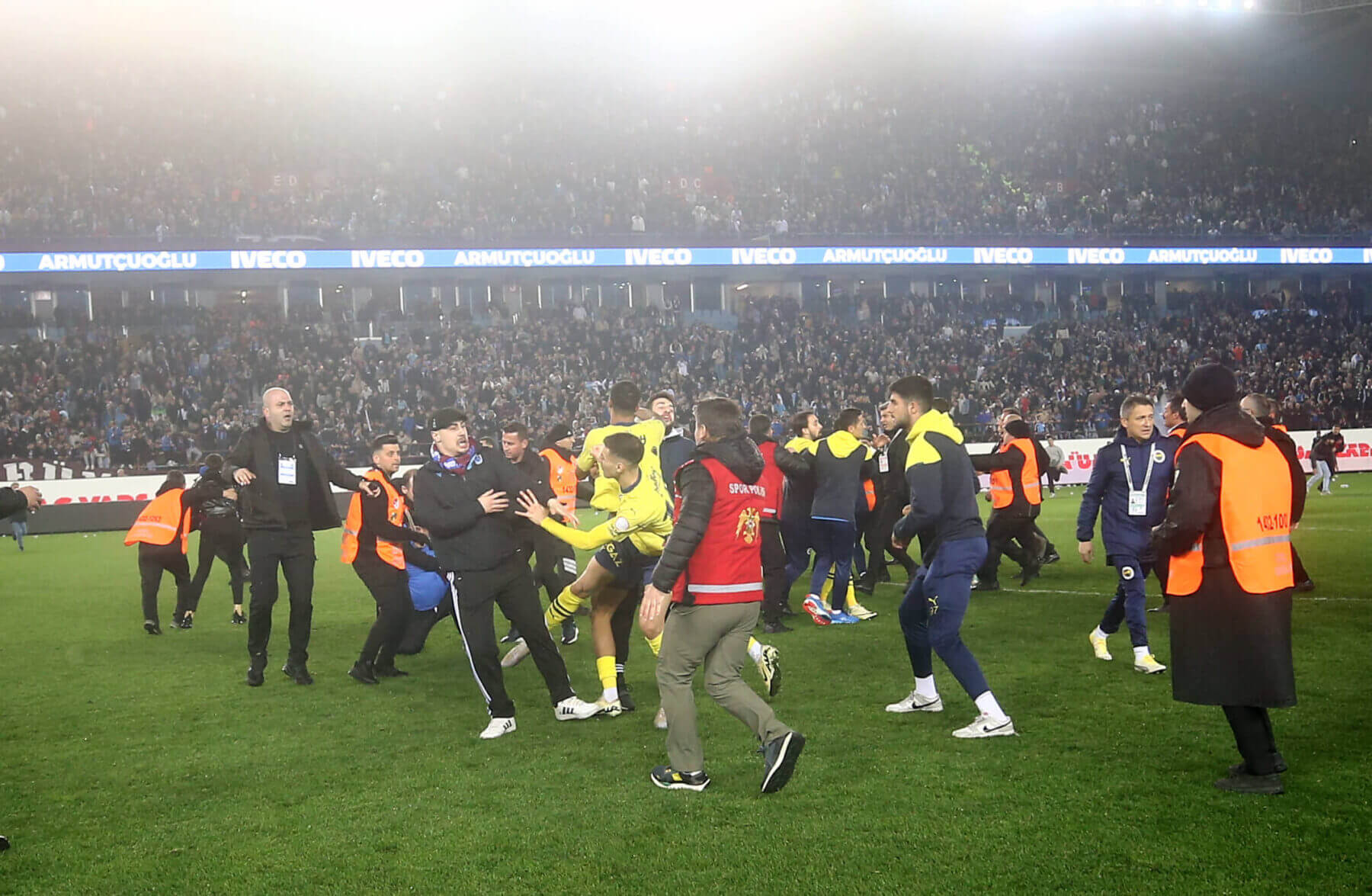 Trabzonspor to play six matches behind closed doors following fan violence - The Athletic